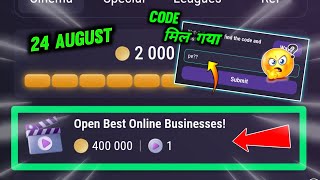 Open Best Online Business Tapswap Code ! How To Open Best Online Business As A Beginner Tapswap Code