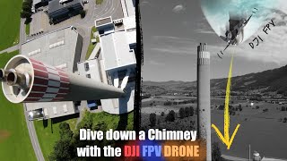 Dive down a Chimney with the DJI FPV Drone ! #dji #djifpv #fpvdrone #drone