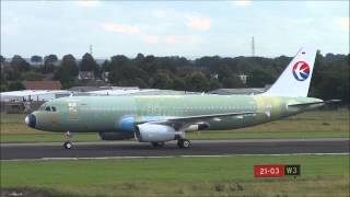 China Eastern Airlines A320 landing at MST Airport