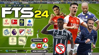 FTS 23/24 mod Liga Eropa Dan Loga Indonesia Update Kits dan Transfer New Graphic HD Game Offline