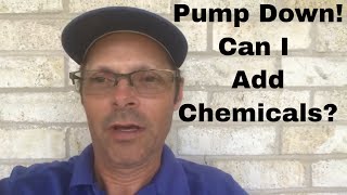 My Pump is Down! Can I Still Add Chemicals?