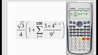 Summation of Series3 in Calculator