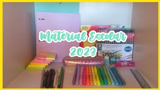 MEU MATERIAL ESCOLAR 2023 #materialescolar #materialescolar2023