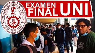 Primer día de EXAMENES FINALES UNI - Ingeniería Civil 3ER CICLO