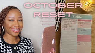 October Reset| Reflection Goal Setting & Favorite