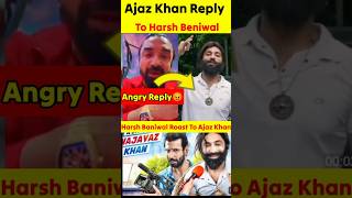 Ajaz Khan Angry On Harsh Baniwal #viral #shorts