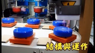 雙色橢圓盤移印機 FC-162AOC - 佳因企業 【專業移印機、網印機製造】