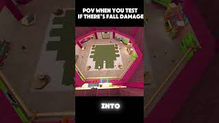 When you test if there is fall damage #skit #funny #gorillatag ￼