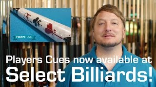 Players Cues Now Available at SelectBilliards.com