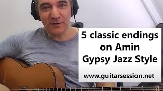 5 Gypsy Jazz Endings you should know !