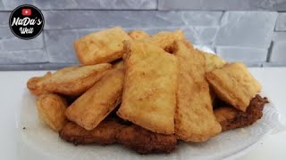 Kartoffelhäppchen aus Kartoffelbreiresten, Rezept ! / NaDas Welt Rezepte