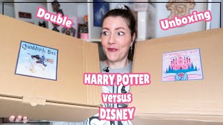 Double Unboxing MAGICAL SUITCASE: Harry Potter🧹 versus Disney🌹