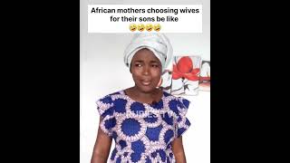 African mothers choosing wives for their sons be like #comedy #shorts #funny