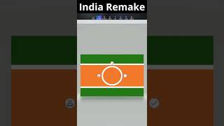 India Flag Remake #country #flag #india