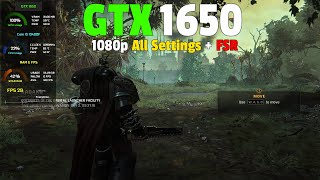 Warhammer 40K Space Marine 2 : GTX 1650 - 1080p All Settings + AMD FSR