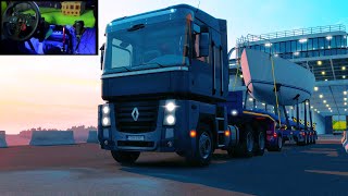 Euro Truck Simulator 2 - Yacht - Renault Magnum Truck - Logitech G920 Gameplay Wheel & Pedal Camera