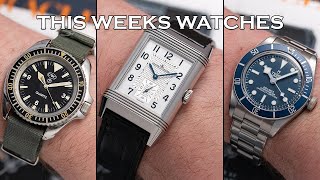 This Weeks Watches - JLC DuoFace, 1983 CWC Royal Navy, Tudor BB58 Blue, Pinion & More [Episode 86]