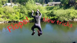 Insane Cliff Jumps!!! Flops! New Tricks!