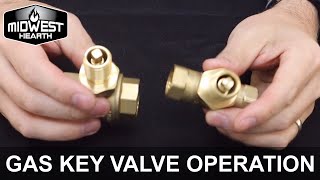 Gas Key Valve Operation for Gas Fire Pit and Gas Log Sets - Midwest Hearth