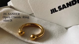 【JIL SANDER】Open Classic Ring