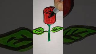 Rose drowning art, india art, meetvils art painting #art #meetvils #craft #drawing #viral