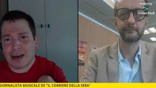 VIDEO INTERVISTA AD ANDREA LAFFRANCHI, GIORNALISTA MUSICALE DE "IL CORRIERE DELLA SERA"