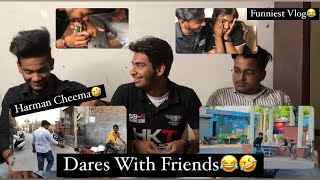 Dares With Friends🤣|| Dares In Public😂|| Nikhil Setia