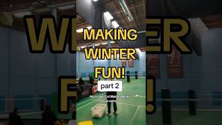 RENTING BADMINTON COURT - MAKING WINTER FUN #toronto #ontario #makingwinterfun #torontowinter