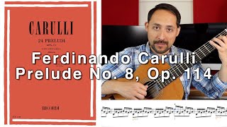 Carulli - Prelude No. 8, Op. 114