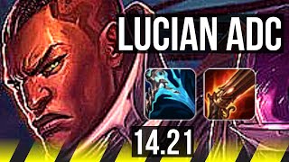 LUCIAN & Nami vs EZREAL & Senna (ADC) | EUW Diamond | 14.21