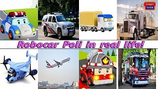 Robocar Poli in real life! Educational video for kids! New cartoons about cars 18