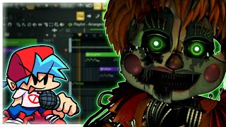 I made my own Circus Baby/Scrap Baby chromatic scale (FNF)