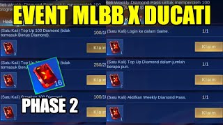 BOCORAN MISI TOP UP EVENT DUCATI PHASE 2 - Mobile Legends