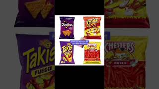 THE BEST HOT CHIPS #hotchips #cheetso #doritos #takis #chesterfries