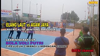 ELANG LAUT vs AGAM JAYA | BOLA PUTRI LASMININGRAT CUP 2021 | RATRI, ALYA HEBOHKAN LIMBANGAN