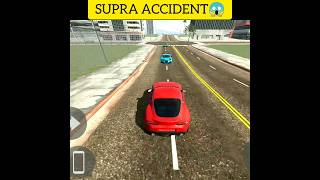 Supra accident #indianbikedriving3d #supra #car #supravsbugatti  #trending #accidenttruck