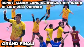 RENDY TAMAMILANG BERHASIL BAWA TIM NYA HO CHI MINH CITY POLICE RAIH JUARA LIGA VOLI VIETNAM!