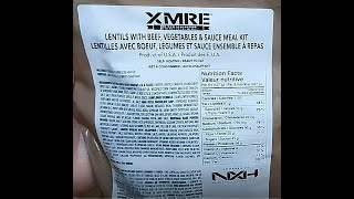 Xmre Lentils with beef and vegetables review 2021