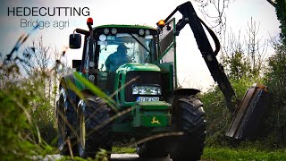 Hedgecutting,JOHNDEERE 6830~Bridge agri!