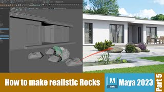 How to Make Rocks for your Environment in Maya 2023