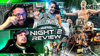 WRESTLEMANIA 40 NIGHT 2 - REVIEW mit Panda - DAS IST WRESTLING!!🤩😍