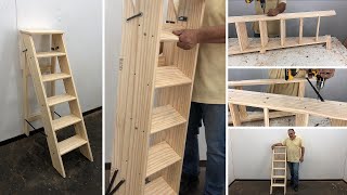 Escalera de Madera plegable fácil de hacer - Paso a Paso