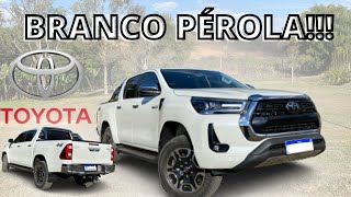 Toyota Hilux Srx 2021 Branco Pérola