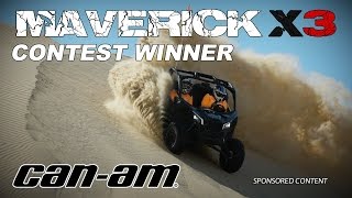 2017 Can-Am Maverick X3 – Glamis Adventure Contest Winner (Sponsored By Can-Am)