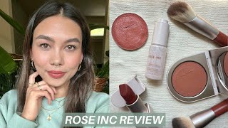 Rose Inc Review | Try On and Swatches