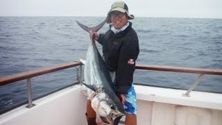 Tommy's best Bluefin Tuna 85 lbs Pacific Dawn Sportfishing 2 day Aug 15-17 2013 Fishermans Landing