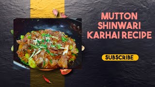 mutton shinwari karhai recipe #shorts