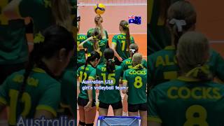 Aussie under 18 years old volleyball players 2024