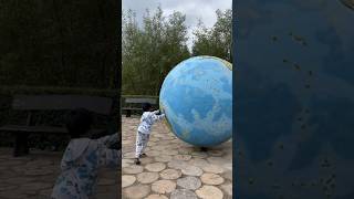 Rotating Globe 🌍#poland #shorts