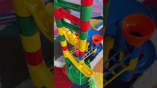 Child-height marble run